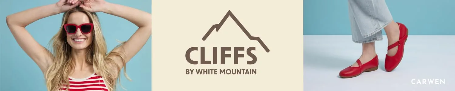 cliffs shoes women s flats hero banner